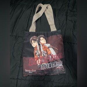 Attack on titan tote bag